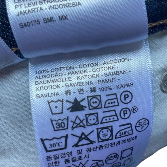 Men’s Levi’s 514 Dark Wash Straight Leg Denim Jeans size 29x30. - Picture 4 of 9